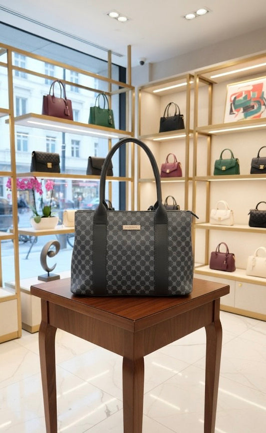 Kurt Geiger London Structured Monogram Shoulder Bag – Luxury Designer Bag