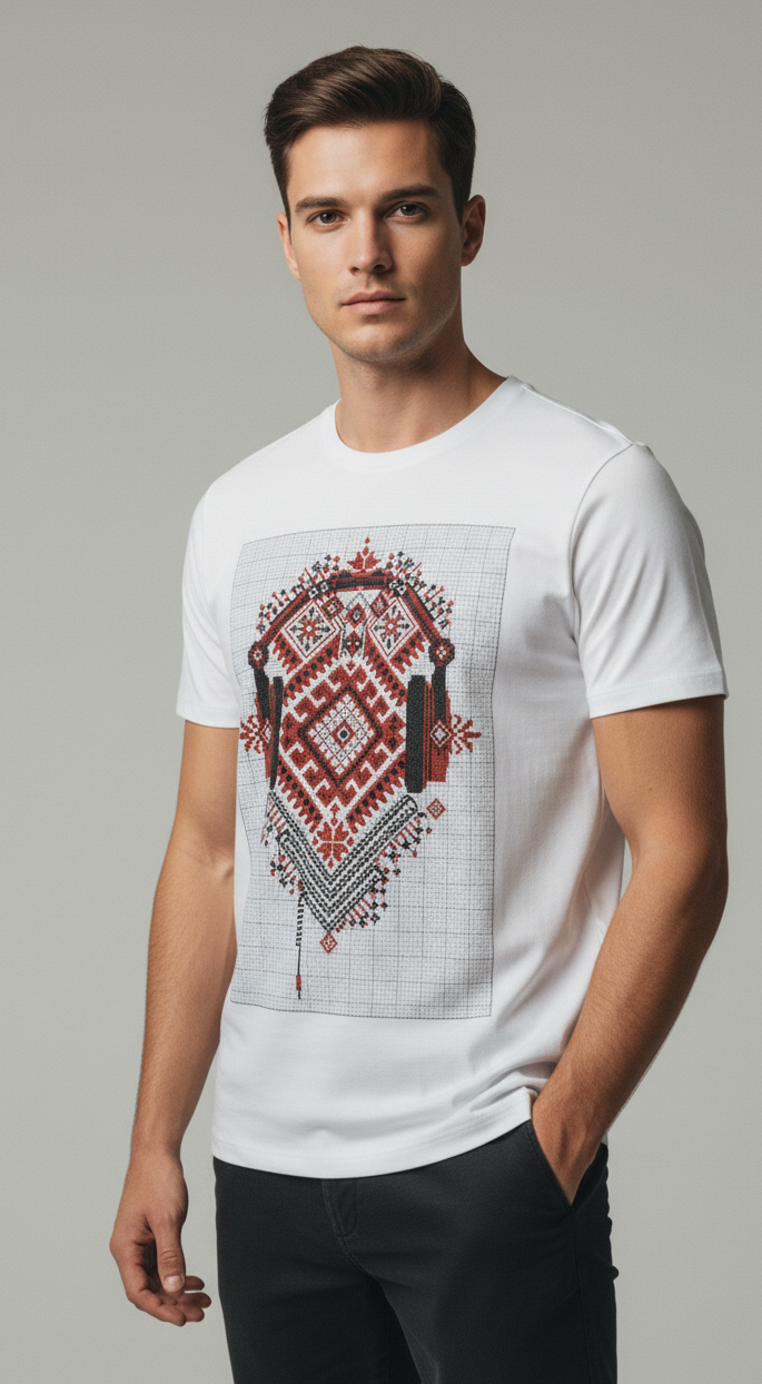 Men’s Heritage Beat T-Shirt – Classic Streetwear with Modern Edge