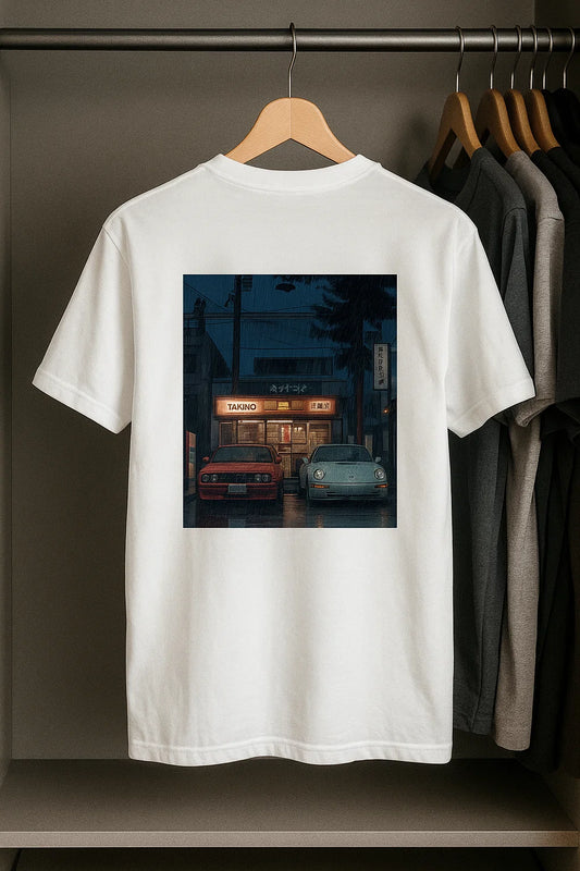 Vintage Car Silhouette T-Shirt for Men | Modern Streetwear